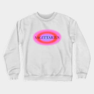 Glowing Aura Sagittarius Zodiac Sign Crewneck Sweatshirt